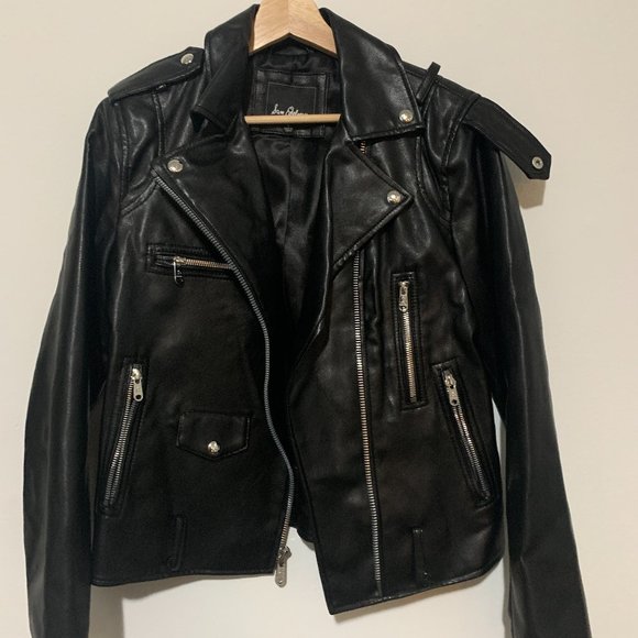 Sam Edelman Leather Moto Jacket - Picture 1 of 1
